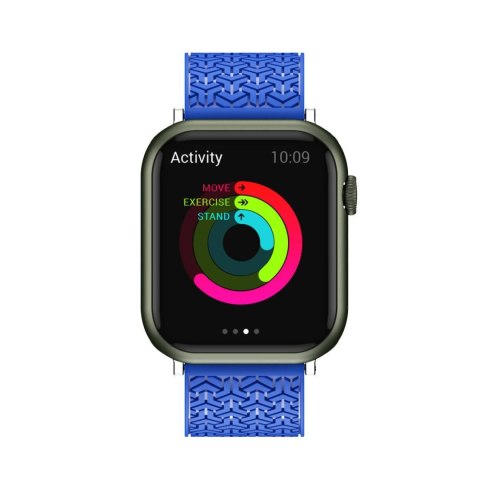 Pasek bransoleta do zegarka Apple Watch 42 / 44 / 45 mm - niebieski HURTEL