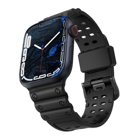 Pasek elastyczny do Apple Watch 38 / 40 / 41 mm - czarny HURTEL