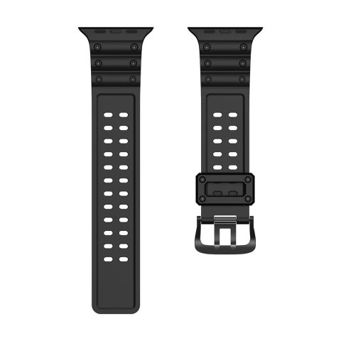 Pasek elastyczny do Apple Watch 38 / 40 / 41 mm - czarny HURTEL