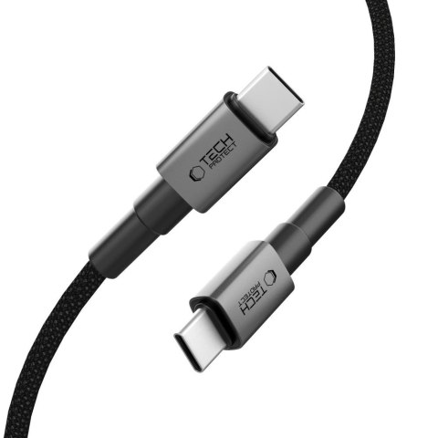 Kabel przewód USB-C UltraBoost DNA PD 60W 3A 100 cm - szary Tech-Protect