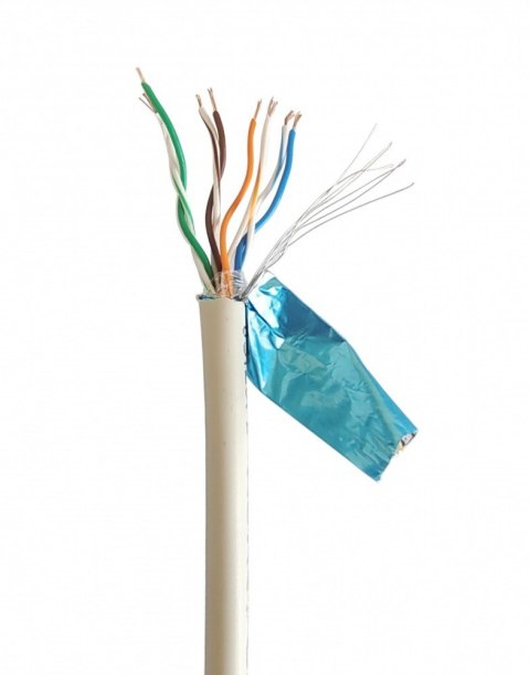 Kabel FTP KAT 5e linka AWG24 100m szary