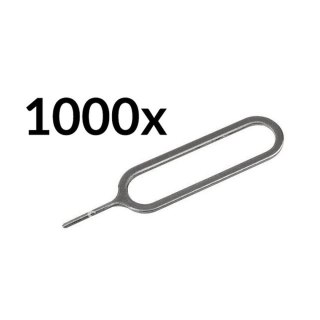 Kluczyk igła do wyjmowania karty SIM iPhone iPad - zestaw 1000 szt. HURTEL