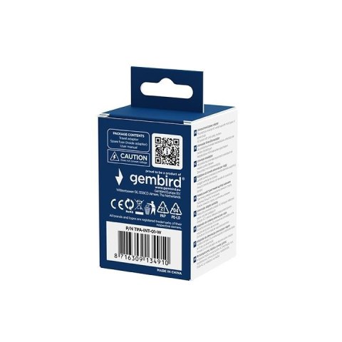 Adapter sieciowy Uniwersalny kostka Gembird