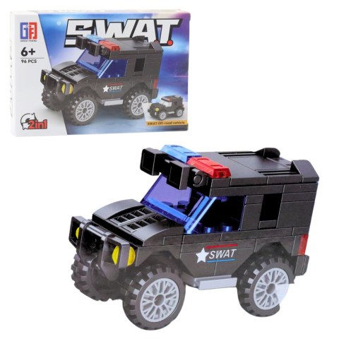 Klocki Konstrukcyjne Pojazdy Środki Transportu SWAT 2w1 92-117 el.