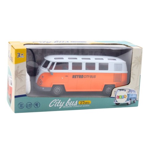 Autobus Retro City Bus Zdalnie Sterowany RC Światła 1:30