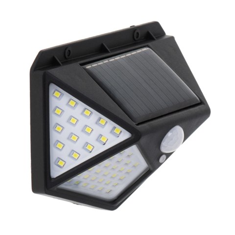 Lampa solarna czujnik ruchu i zmierzchu 100 LED Kik Sp. z o. o. Sp. k.
