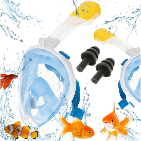 Maska do snurkowania pełna składana L/XL niebieska Kik Sp. z o. o. Sp. k.