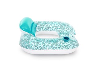 Materac dmuchany fotel do pływania leżak basenowy z poduszką oparciem + uchwyt BESTWAY 43097 102x94cm Kik Sp. z o. o. Sp. k.