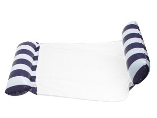 Materac dmuchany hamak wodny fotel krzesło do pływania 120 x 70 cm granatowy Kik Sp. z o. o. Sp. k.