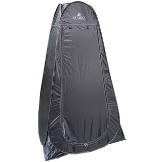 Namiot LUARO samorozkładający na prysznic przebieralnia turystyczna toaleta wc czarne Kik Sp. z o. o. Sp. k.