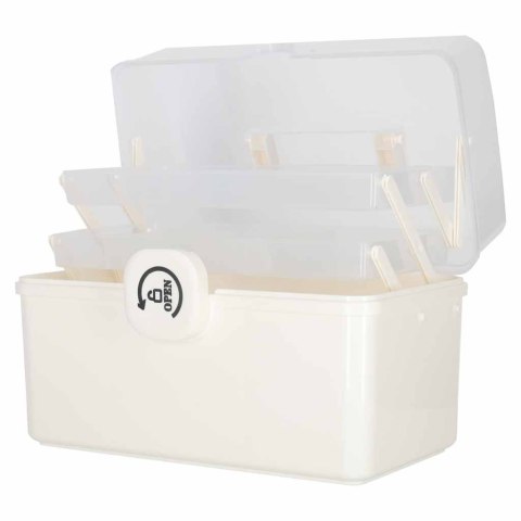 Organizer na leki pojemnik pudełko kasetka apteczka duży XXL na zamek skrzynka 34,5x23x22 cm Kik Sp. z o. o. Sp. k.