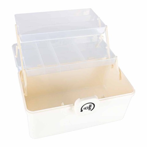 Organizer na leki pojemnik pudełko kasetka apteczka duży XXL na zamek skrzynka 34,5x23x22 cm Kik Sp. z o. o. Sp. k.