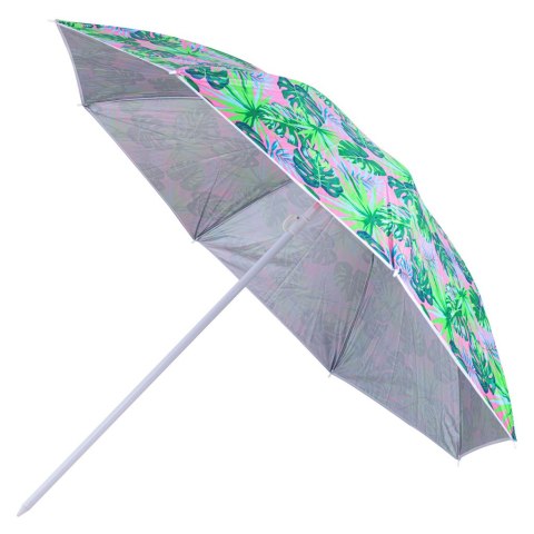 Parasol ogrodowy plażowy regulowany łamany 150cm liście UV Kik Sp. z o. o. Sp. k.