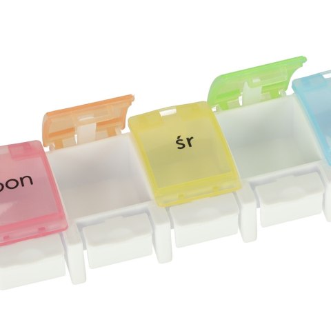 Pojemnik organizer na tabletki leki tygodniowy 7dni PL Kik Sp. z o. o. Sp. k.