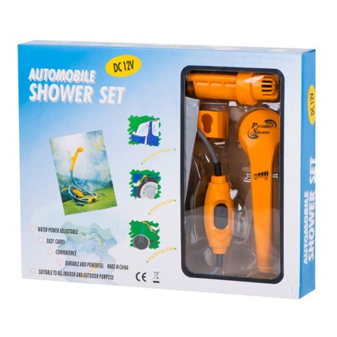 Prysznic turystyczny przenośny natrysk camping myjka 12v Kik Sp. z o. o. Sp. k.
