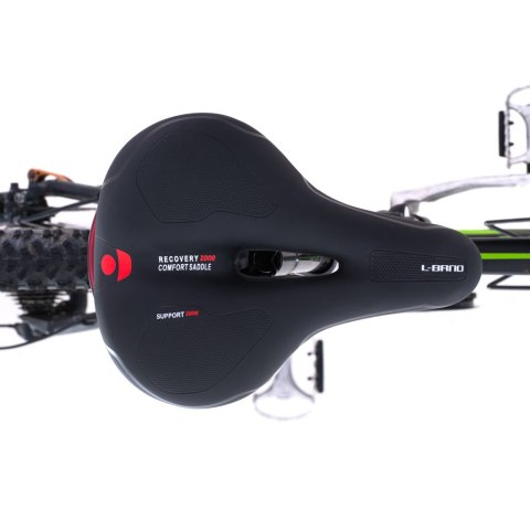 Siodełko rowerowe RALLEX sportowe wygodne pianka elastyczna lampka LED Kik Sp. z o. o. Sp. k.