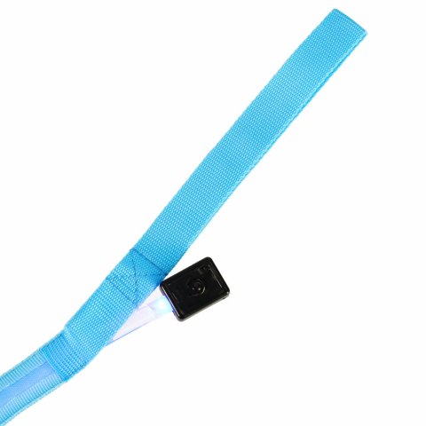 Smycz dla psa kota świecąca spacer jesień zima noc LED 1,2 m niebieska Kik Sp. z o. o. Sp. k.