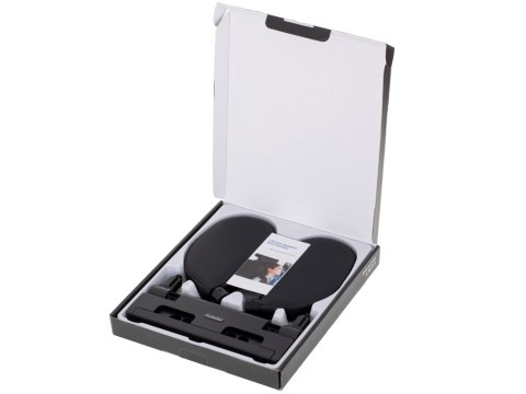 Zagłówek samochodowy poduszka podróżna oparcie na głowę szyje do samochodu regulowane czarny Kik Sp. z o. o. Sp. k.