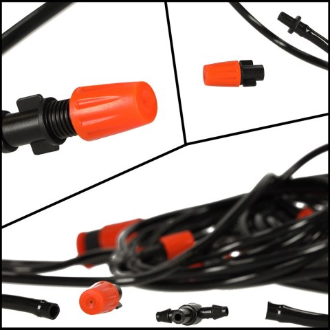 Zraszacz ogrodowy kurtyna wodna mgiełka system nawadniania 15m Kik Sp. z o. o. Sp. k.