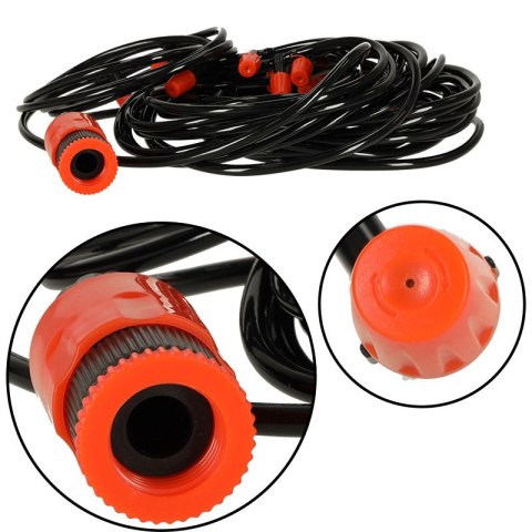 Zraszacz ogrodowy kurtyna wodna mgiełka system nawadniania 15m Kik Sp. z o. o. Sp. k.