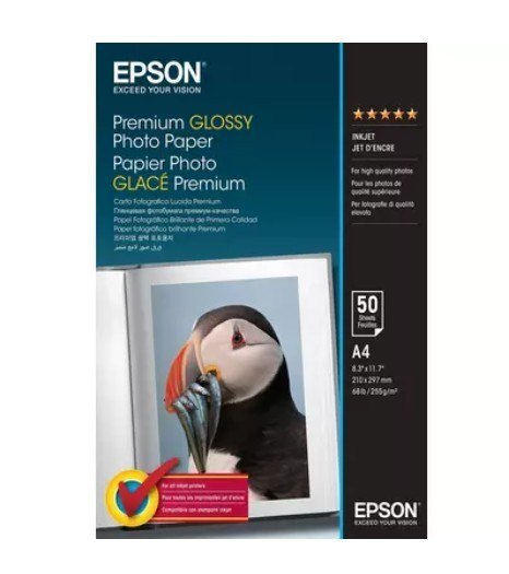 Papier Premium Glossy Photo A4 50 arkuszy 255g/m2 Epson