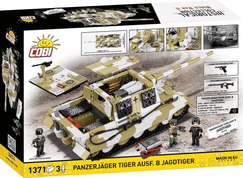 Klocki Panzerjager Tiger ausf.B 1371 elementy