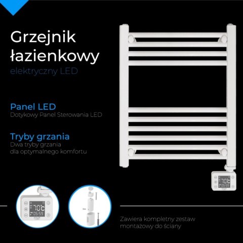 Grzejnik łazienkowy elektryczny LED AD7823 Adler