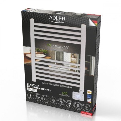 Grzejnik łazienkowy elektryczny LED AD7823 Adler