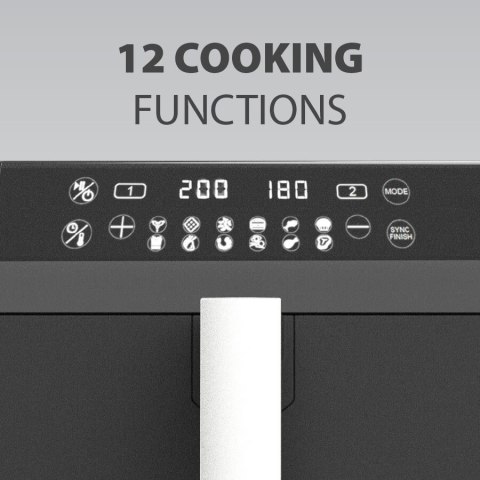 Frytownica beztłuszczowa podwójna pionowa 5l + 5l 2400W MR-761 Feel-Maestro