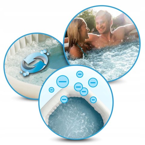 Dmuchane SPA z hydromasażem 4 osobowe INTEX 28426NP