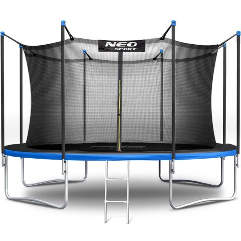 Trampolina ogrodowa 12ft/374cm z siatką wewnętrzną i drabinką Neo-Sport