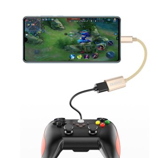Adapter przejściówka USB-C - USB-A - szary