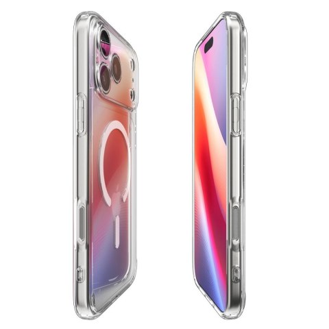 Etui case na iPhone 17 Pro Max MagSafe Ultra Hybrid - przezroczysto-białe