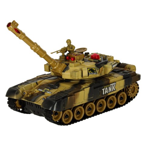 Czołg zdalnie sterowany na pilota RC War Tank 9993 2.4 GHz pustynny