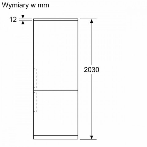 Chlodziarko-zamrażarka 70 cm KGN49OCAF Antracyt