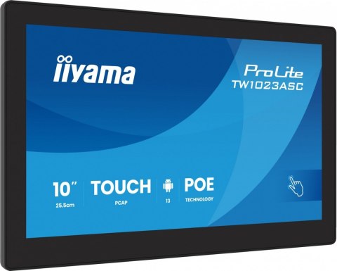 Monitor dotykowy 10 cali TW1023ASC-B3P 10P.DOT.IPS,ANDROID,WIFI, 4xUSB, RJ45, MIC, 24/7, iiSignage