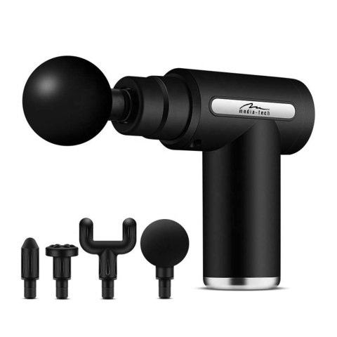 Pistolet do masażu (4 głowice) MASSAGE GUN MT6521