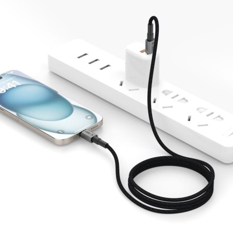 Kabel przewód USB-C UltraBoost DNA PD 100W 5A 50 cm - szary