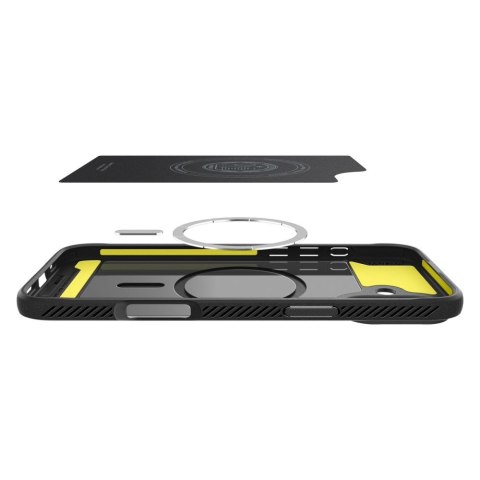 Etui plecki do iPhone 16 Rugged Armor MagSafe - czarne