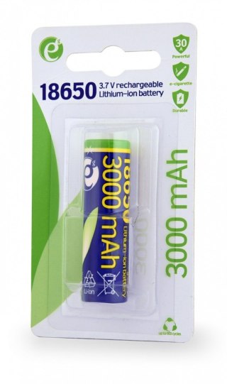 Akumulator litowo-jonowy typ 18650 (10C), 3.7V, 3000mAh z płaskimi biegunami