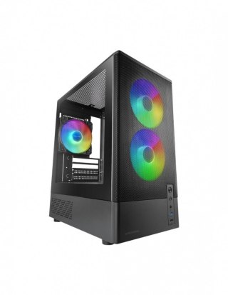 Obudowa MARS MC-ONYX Czarna mATX x3ARGB