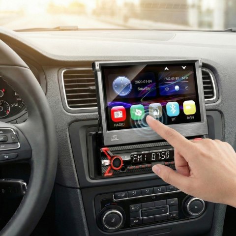 Radioodtwarzacz panel dotykowy LCD RDS AC9100