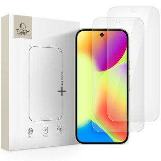 Szkło hartowane Tech-Protect Glass Fit+ 2-pack na Google Pixel 9 / 9 Pro / 10 / 10 Pro - przezroczyste