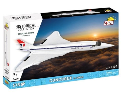 Klocki Samolot Concorde G-BBDG 518 elementów