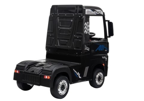Auto Mercedes Actros Czarny Lakierowany Ciężarówka Dla Dzieci Pilot LED MP4 LEAN CARS