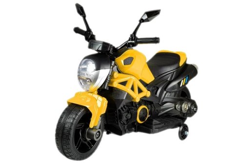 Motor na Akumulator Motocykl Dla Dzieci GTM1188 Światło LED Żółty LEAN CARS