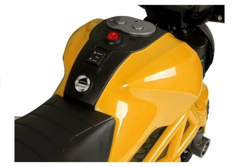 Motor na Akumulator Motocykl Dla Dzieci GTM1188 Światło LED Żółty LEAN CARS