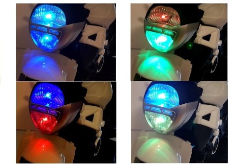 Motor na Akumulator Motocykl Dla Dzieci GTM1188 Światło LED Żółty LEAN CARS