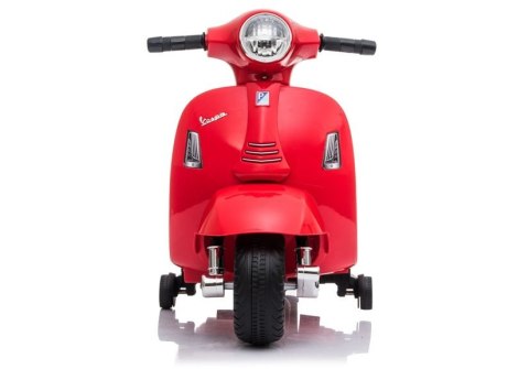 Skuter na Akumulator Vespa GTS 300 Mini Dla Dzieci Światło LED Czerwony LEAN CARS