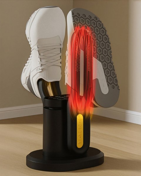 *Suszarka do butów z dezynfekcją ozonową SHOE DRYER OZONE PRO+ MT6539 (czarna)